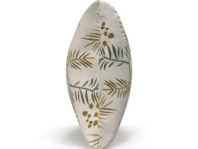 Winterberry 18 Pillow With Feather DownInsert Free 3D model