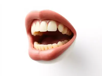 Realistic Human Mouth model pack Low-poly 3D model