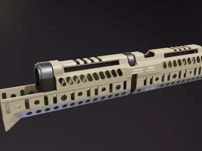 Zenitco Sport 2 Handguard Low-poly 3D model