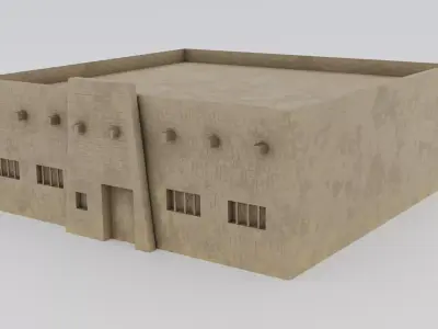 Egyptian House Free 3D model
