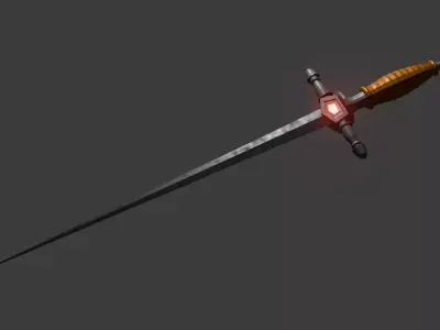 Strange dagger Free 3D model