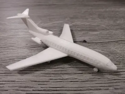 Buildable airplane 3D print model