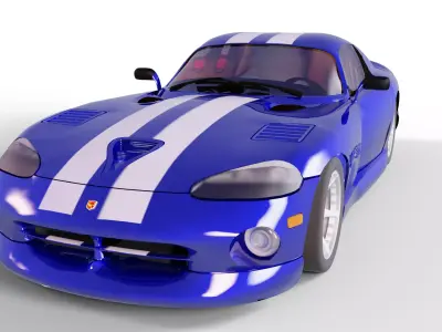 Dodge Viper GTS American Venom 3D print model
