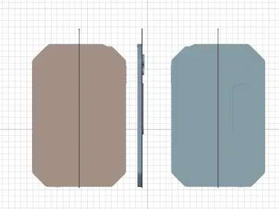 Android sci-fi tablet  Low-poly 3D model