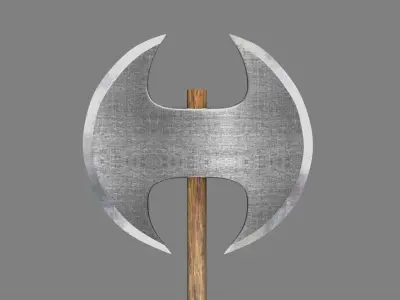 Medieval axe 3D model order