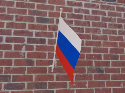 Flag of Russia 3D model purchase
