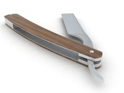 Straight Razor 3D model purchase