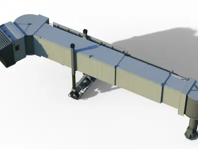 Airport Jetway 3D model