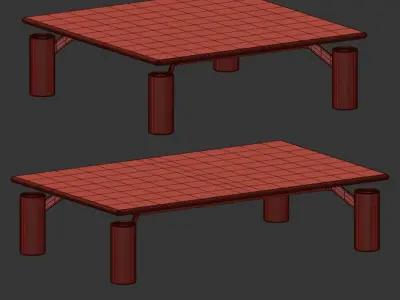 Magic coffee table By Bonaldo 3D model