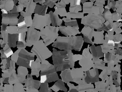 Orange Pistol 3D model get