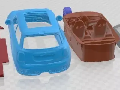 Mini John Cooper Works 2015 Printable Car  3D print model