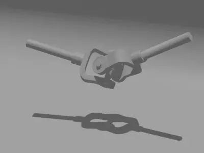 Cardan shaft 3D model