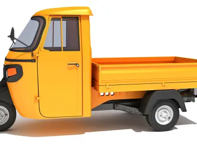 3 Wheeler Mini Tuk Tuk Pick Up 3D model