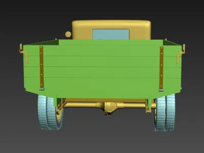GAZ AA Free 3D model