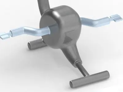 Gym Fitness Equipment 3D print model