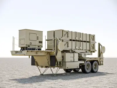 Patriot Missile Launcher MIM-104 3D model