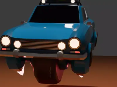  Torino Retro-Futurista 3D model