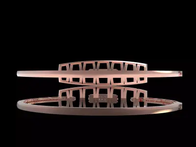 Art Deco Bracelet 06 3D print model