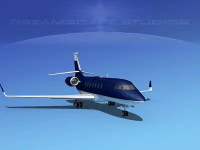 Dassault Falcon 2000 V13 3D model