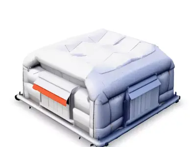 Inflatable Shelter Tent 3D Model Low-poly 3D model