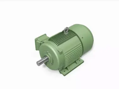 180L B3 Left IEC electric motor - 3D CAD model 3D model