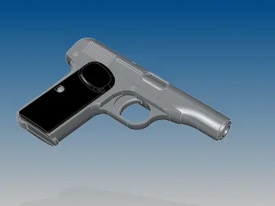 FN Model 1910 3D model purchase