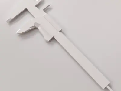 Caliper metal 3D model