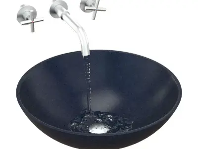 Sfera 001008011 black sink 3D model