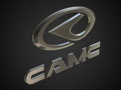 camc logo 3D model