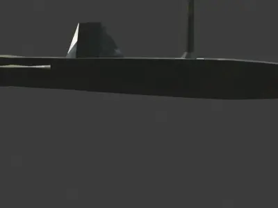 submarin propeller 3D model