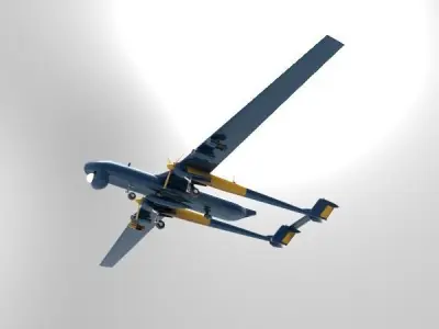 ANKA 2 UAV 3D model by Hafcoy