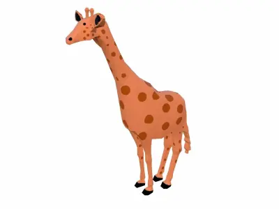 Giraffe Low-poly 3D model