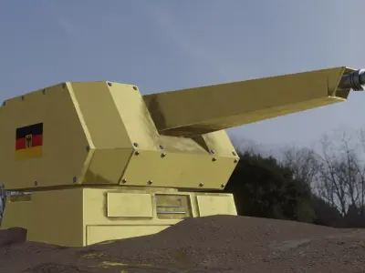 Mantis Anti-Air 3D model