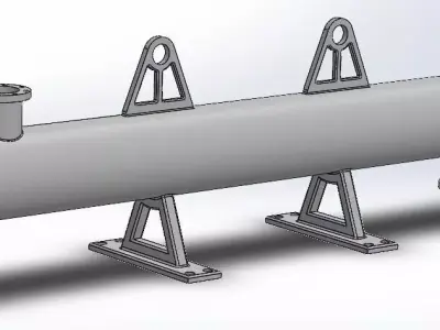 Heat Exchanger for Animation 3D model