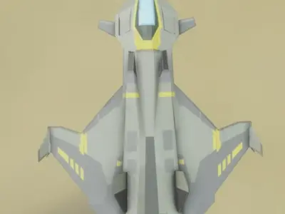 Aegis P5G Gladius Low Poly 3D print model