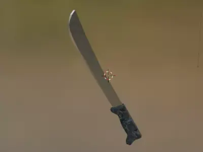 knife and machete 3D model