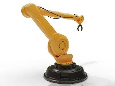 Industrial robot arm Free 3D model