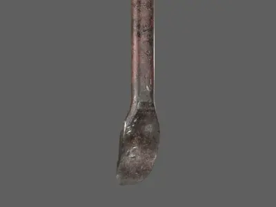 Old Crowbar Low-poly 3D model