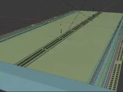 Sci fine walk way 3D model