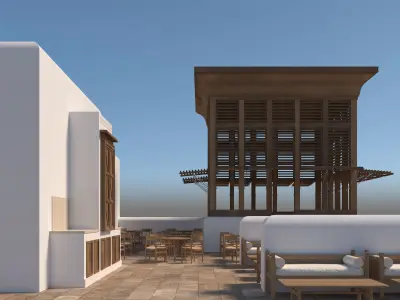 Wood Pergola 3D model