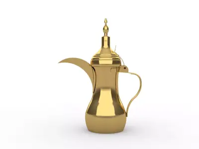 Arabirc Coffee Pot - Dallah 3D model