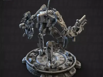 D9 Shrimp Stomper 150mm Poseable Set 3D print model