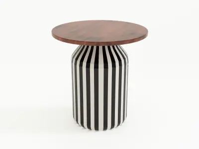 Classic End Table 3D model