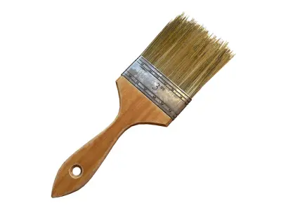 Paint Brush  Low-poly 3D model