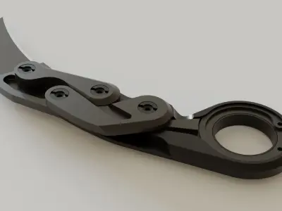 Morphing Karambit 3D model