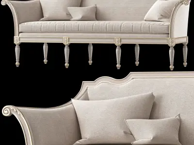 ebanista bergamo and marquess sofa 3D model