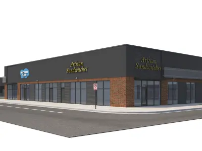 Retail-145 Retail Stores 3D model