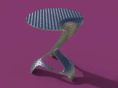 industrial seat 3D model