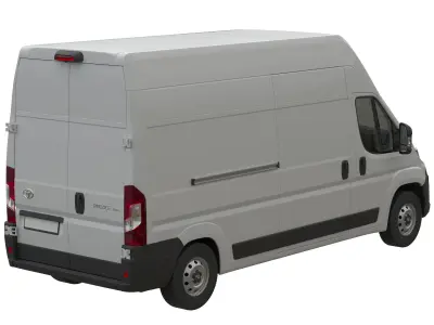 2024 Toyota Proace Max L3H3 Detailed interior 3D model