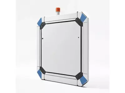 Industrial Machine Protective Guard Panel for 3D print 3D model